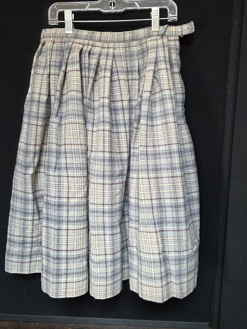 Vintage Pendleton Virgin Wool Plaid Skirt Size 10